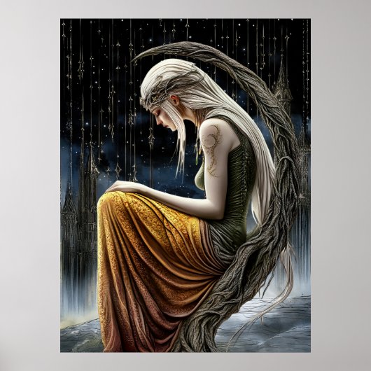 Poster - FD2 Mystique Gardienne Lunaire Déesse Céleste 9 (Devant)