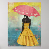 Poster *~* FD2 Vibrant Tropical Black Goddesses Casquette (Devant)