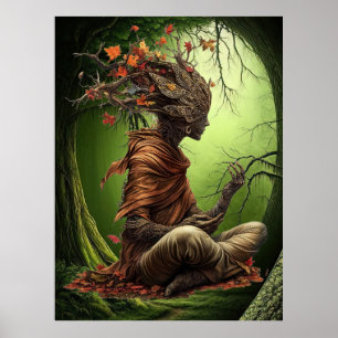 Poster *~* FD3 28 Enchanter WOMAN Earth l Keeper