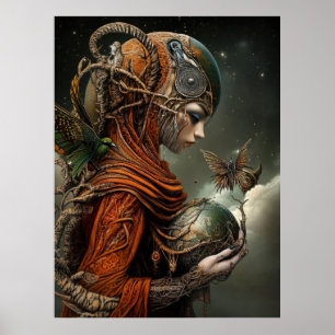 Poster *~* FD3 COSMIC GUARDIAN Earth Keeper Protecteur
