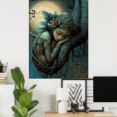 Poster *~* FD3 Enchanter l'Imaginaire de l'esprit nymphe  (Bureau à domicile)