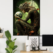 Poster *~* FD3 Gardien de la Terre Gardien Cosmique 24 (Bureau à domicile)