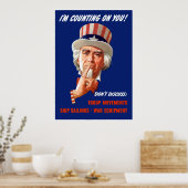 Poster FDR Oncle Sam — Frontière (Cuisine)