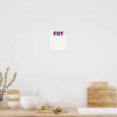 Poster Fdt - Pour Donald Trump Sticker (Cuisine)