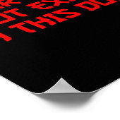 Poster Fear Does Not Exist In This Dojo 80's Karate  (Coin)