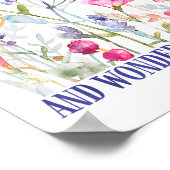 Poster Fearfully And Wonderfully Made Floral Christian Bi (Coin)