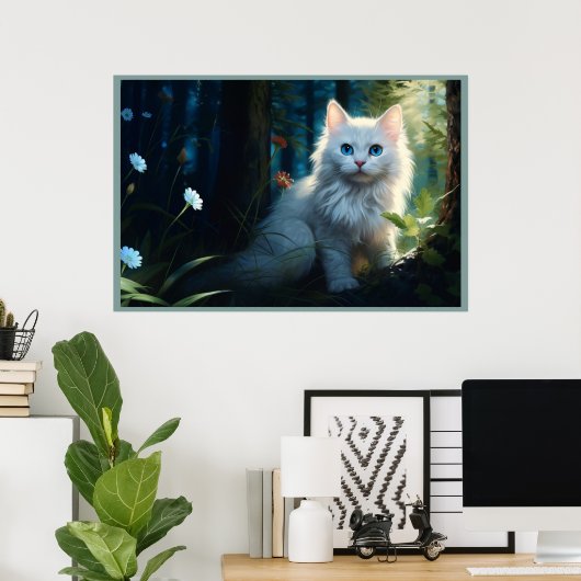 Poster Fearless Forest Felines (Bureau à domicile)