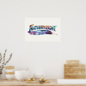 Poster Featherweight Feather - MMA Kick Boxing Gym Lover (Cuisine)
