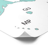 Poster Federal Reserve Districts Geographical Boundaries (Coin)