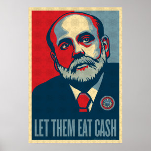 Poster Federal Reserve président la copie de Ben Bernanke
