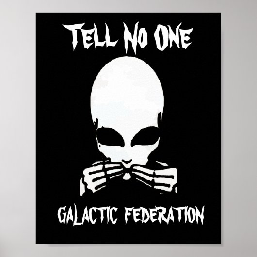 Poster Fédération galactique, dire à personne, modifier l (Devant)