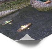 Poster Fée à l'étang enchanté (Coin)