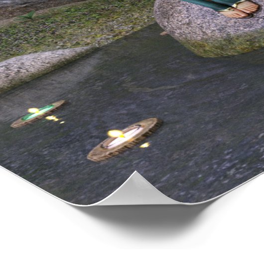 Poster Fée à l'étang enchanté (Coin)