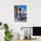 Poster Fée Afro-Américaine (Bureau à domicile)