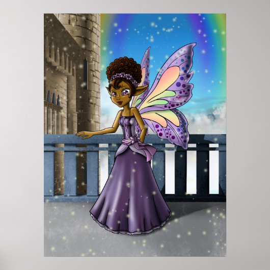 Poster Fée Afro-Américaine (Devant)