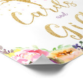 Poster Fée Anniversaire Cartes et Cadeaux Bébé Fille Douc (Coin)