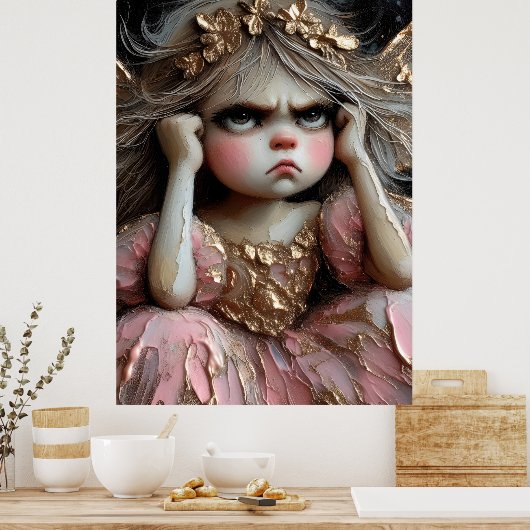 Poster Fée Avec Une Attitude (Cuisine)