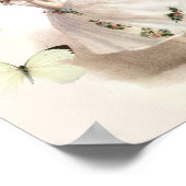 Poster Fée Ballerine Féminine Vintage (Coin)