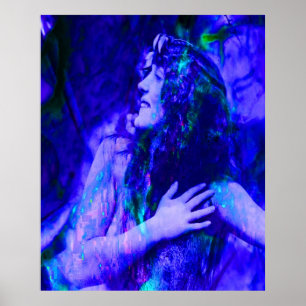 Poster Fée bleue
