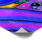 Poster Fée bleue et ses chats (Coin)