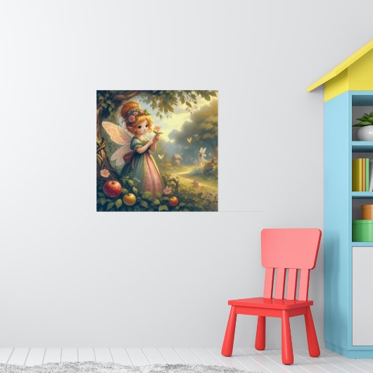 Poster Fée dans le jardin (Pépinière 1)