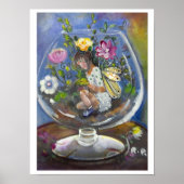 Poster Fée dans un terrarium (Devant)