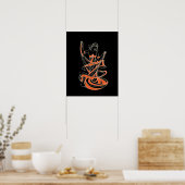 Poster fée dansante fille (Cuisine)