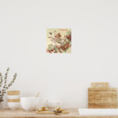 Poster Fée de cerisier victorienne dans un arbre fruitier (Cuisine)