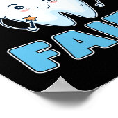 Poster Fée de dents FU nny Dentiste Adjoint dentaire Dent (Coin)