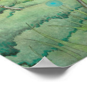 Poster Fée de forêt enchantée et champignons Imaginaire A (Coin)