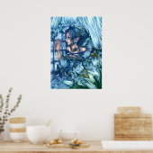 Poster Fée de givre vue d'un hiver saphir (Cuisine)