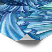 Poster Fée de givre vue d'un hiver saphir (Coin)