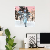 Poster Fée de glace (Bureau à domicile)