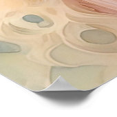 Poster Fée de lumineuse de pêche enchantante (Coin)