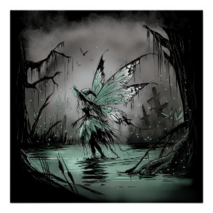 Poster Fée de marais