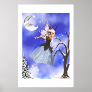Poster Fée de neige