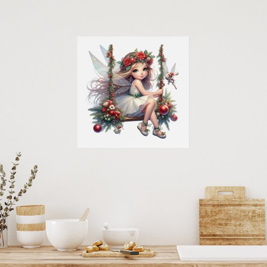 Poster Fée de Noël (Cuisine)