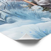 Poster Fée de Noël magique et capricieuse (Coin)