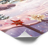 Poster Fée de Noël magique et fantaisiste (Coin)