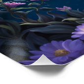 Poster Fée de nuit violette (Coin)