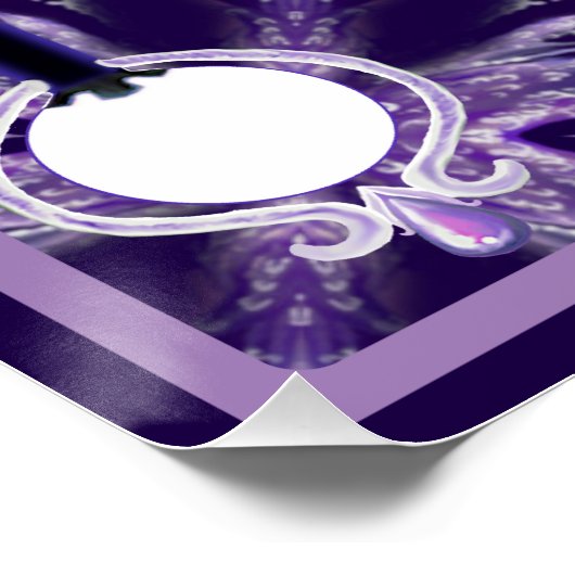 Poster Fée de pluie violette (Coin)