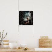 Poster Fée de Whimsical Holding Magical Ball in Forest Ar (Cuisine)