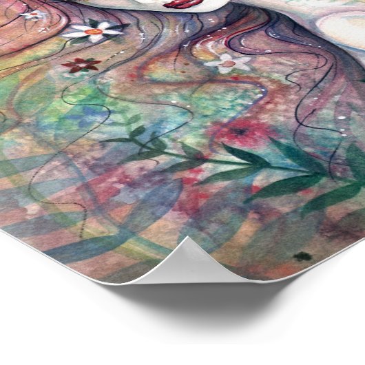 Poster fée déesse des fleurs Molly Harrison (Coin)