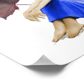 Poster Fée d'érable de Crison King avec feuille (Coin)