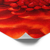 Poster FÉE DES FLEURS, Fantaisie Rouge Jaune (Coin)