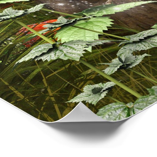 Poster Fée d'Imaginaire dans le bois (Coin)