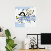 Poster Fée dimensionnelle dans les nuages (Bureau à domicile)