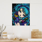 Poster Fée Dragon de Sadie Princesse Dragon Imaginaire Ar (Cuisine)