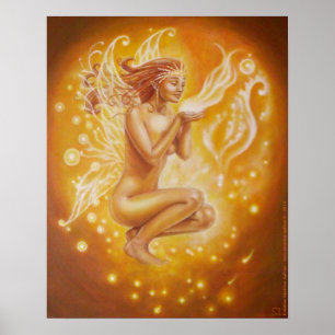 Poster Fée du Feu