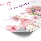 Poster Fée Enchanted Forest Merci d'anniversaire (Coin)